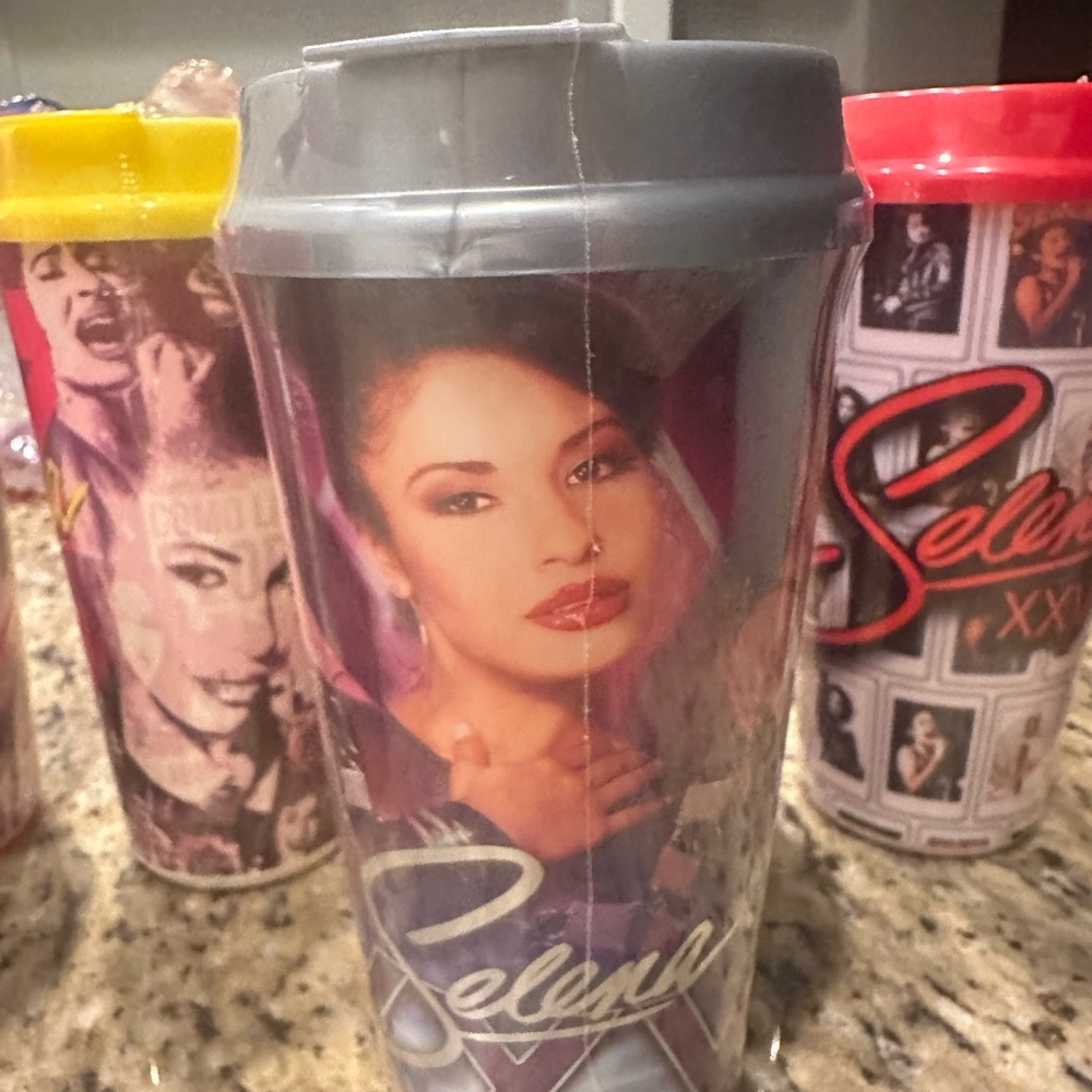Selena Travel Mug with Gray Lid